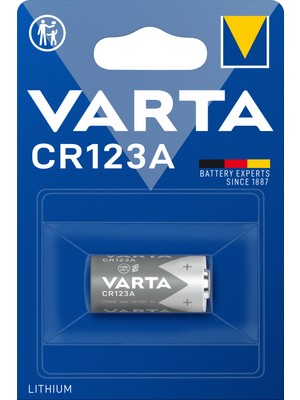 Varta CR123A 3 Volt Lityum Pil Tekli