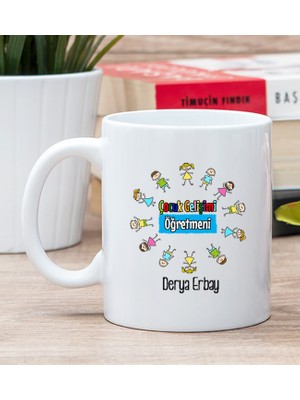 Hediye Dükkanı Kişiye Özel  Çocuk Gelişimi Öğretmeni Beyaz Kupa Bardak