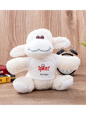 Hediye Dükkanı Kişiye Özel  Spiker Peluş Koyun