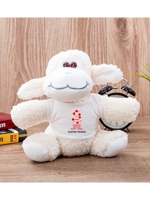 Hediye Dükkanı Kişiye Özel  Kadınlar Günü Hediyesi Peluş Koyun