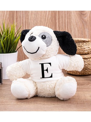 Hediye Dükkanı Kişiye Özel  Kişiye Özel Baş Harfli Peluş Köpek