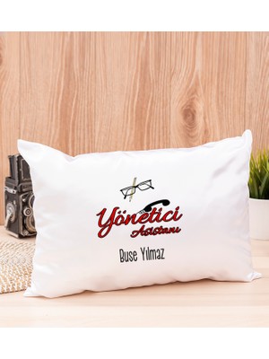 Hediye Dükkanı Kişiye Özel  Yönetici Asistanı Dikdörtgen Yastık