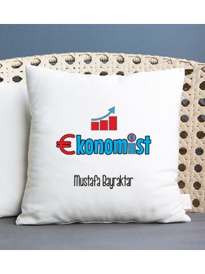 Hediye Dükkanı Kişiye Özel  Ekonomist Kare Yastık