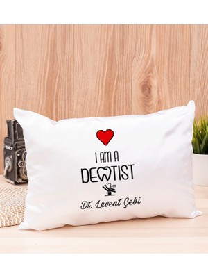 Hediye Dükkanı Kişiye Özel  Dentist Dikdörtgen Yastık
