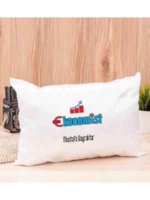 Hediye Dükkanı Kişiye Özel  Ekonomist Dikdörtgen Yastık
