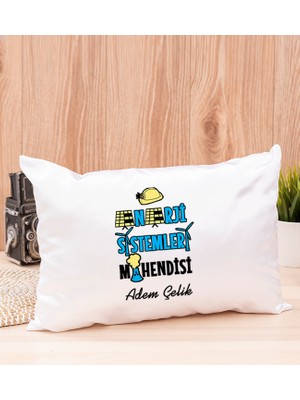 Hediye Dükkanı Kişiye Özel  Enerji Sistemleri Mühendisi Dikdörtgen Yastık
