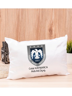 Hediye Dükkanı Kişiye Özel  Hava Kuvvetleri Dikdörtgen Yastık