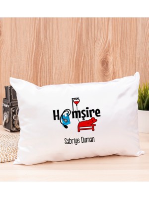 Hediye Dükkanı Kişiye Özel  Hemşire Dikdörtgen Yastık