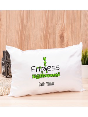 Hediye Dükkanı Kişiye Özel  Fitness Eğitmeni Dikdörtgen Yastık