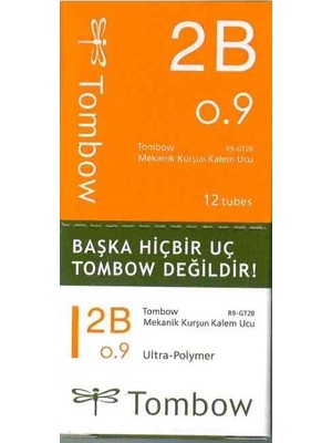 Tombow 0.9 mm 2b Kalem Ucu Ultra Polymer 12 Tüp