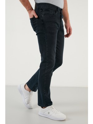 Buratti Pamuklu Yüksek Bel Slim Fit Boru Paça Jeans Erkek Kot Pantolon 4100M36TEXAS
