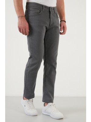 Buratti Pamuklu Yüksek Bel Slim Fit Boru Paça Jeans Erkek Kot Pantolon 4101M53TEXAS