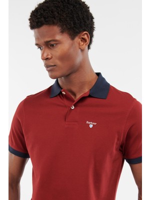 Barbour Lynton Polo Yaka RE65 Wine