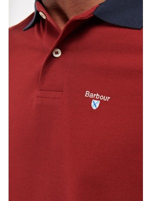 Barbour Lynton Polo Yaka RE65 Wine