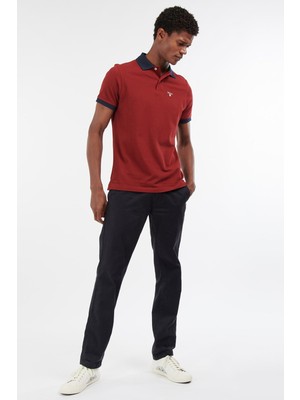 Barbour Lynton Polo Yaka RE65 Wine