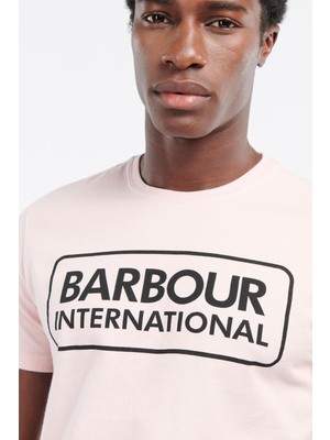 Barbour B.ıntl Ess Large Logo T-Shirt PI33 Pink Cinder