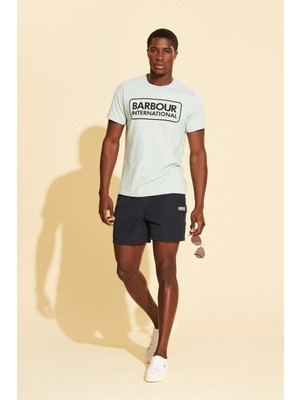 Barbour B.ıntl Ess Large Logo T-Shirt AQ32 Pastel Spruce