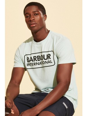 Barbour B.ıntl Ess Large Logo T-Shirt AQ32 Pastel Spruce