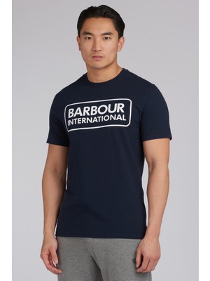 Barbour B.ıntl Ess Large Logo T-Shirt NY39 International Navy