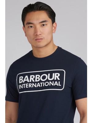 Barbour B.ıntl Ess Large Logo T-Shirt NY39 International Navy