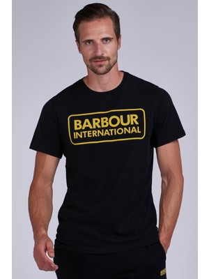 Barbour B.ıntl Ess Large Logo T-Shirt BK91 Black/yellow