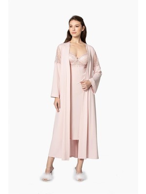 Pierre Cardin 5045 Altılı Penye Gecelik - Sabahlık Takımı