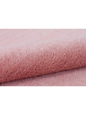 Puffy Pembe Makine Halısı