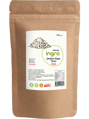 Ingro Glutensiz Çankırı Kaya Tuzu Ince 500 G