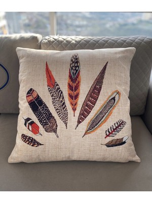 Palmia Home Tüy Desenli Dekoratif Minder Kılıfı 60 x 60 cm