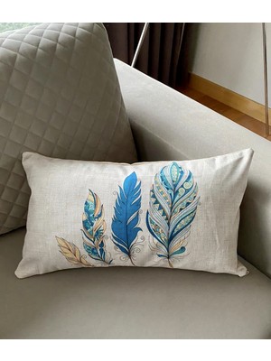 Palmia Home Tüy Desenli Dekoratif Kırlent Kılıfı 35 x 55 cm