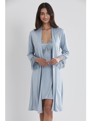 Pierre Cardin 5040 Altılı Penye Gecelik - Sabahlık Takımı