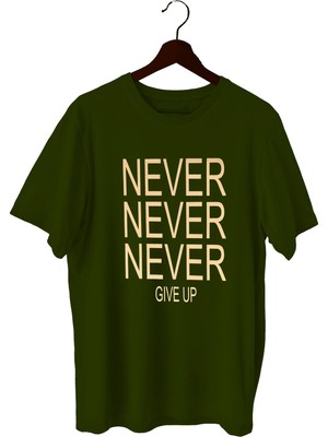 Bluu Nevernever2  Sporcu T-Shirt Bisiklet Yaka