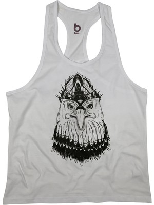 Bluu Eagle Fitness Gym Tank Top Sporcu Atleti