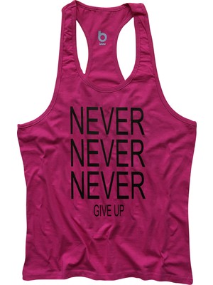 Bluu Nevernever2 Fitness Gym Tank Top Sporcu Atleti