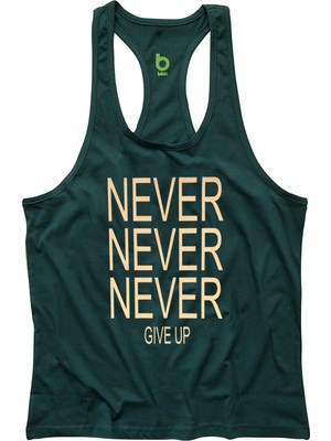 Bluu Nevernever2 Fitness Gym Tank Top Sporcu Atleti