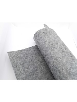 Be Beauty Kalın Keçe Kırçıllı Gri Renk 2,5 mm Kalınlığında (1 mt x 1 mt Boyutunda)