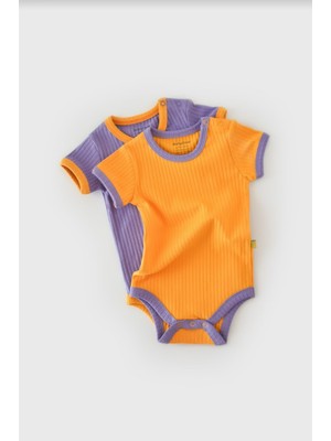 Baby Cosy Babycosy Ribana 2 Li Kısa Kollu Badi