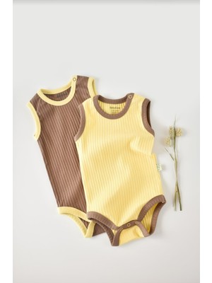 Baby Cosy Babycosy Ribana 2 Li Askılı Badi Vanilya-Kahverengi-6-9 Ay