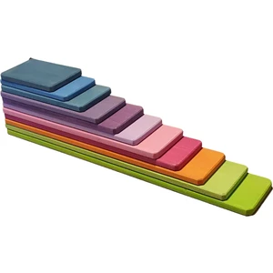 Kırtkırt Ahşap Gökkuşağı Kartları Pastel