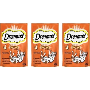 3 Adet Dreamies Tavuklu Kedi Ödülü 60 gr
