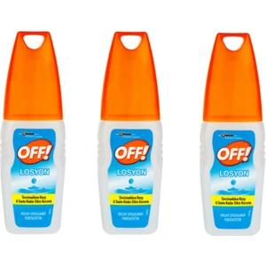 Off Aqua Pump Sprey 100 ml x 3 Adet