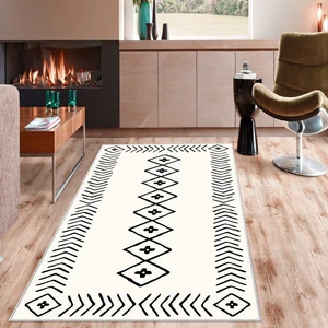 West Home Dijital Baskı Yıkanabilir Kaymaz Taban Salon Halısı Mutfak Halısı Yolluk ve Banyo Paspası