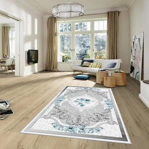 West Home Dijital Baskı Yıkanabilir Kaymaz Taban Salon Halısı Mutfak Halısı Yolluk ve Banyo Paspası