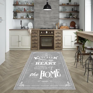 West Home Dijital Baskılı Yıkanabilir Kaymaz Taban Mutfak Halısı