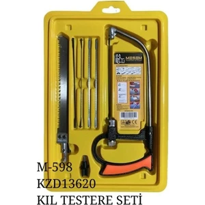 Meşem Kıl Testere Seti 6prç / M-598