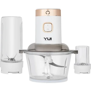 M-2001 3'ü 1 Arada 2 Kademeli Hız Ayarlı Blender Seti