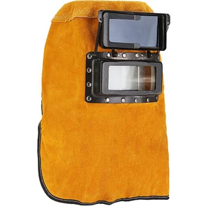 Deri Kaynak Maskesi - Sarı (Yurt Dışından)