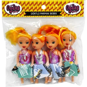 Poşette 4 Lü Parmak Bebek