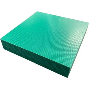 Deri Hobi Kesim ve Zımba Takozu 10X10X2 cm Sert Plastik Deri El Aleti