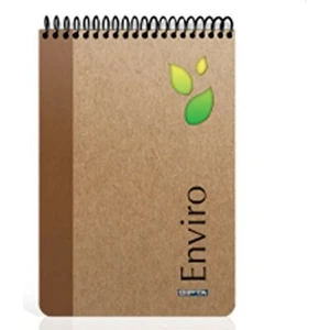 Spiralli Defter Enviro Sert Kapak Çizgisiz 100 Yaprak